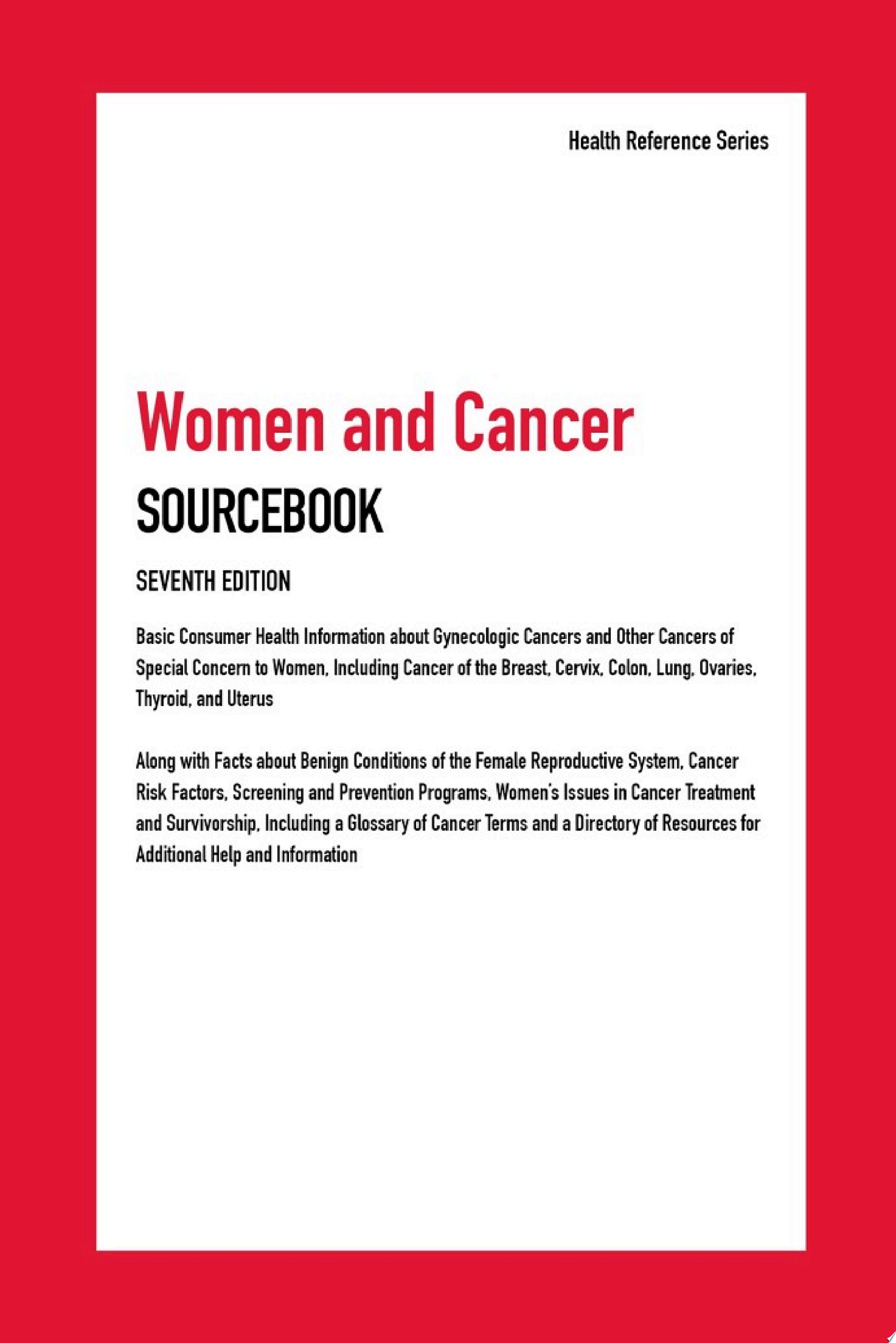 Breast Cancer: Sourcebook, 7th Edition