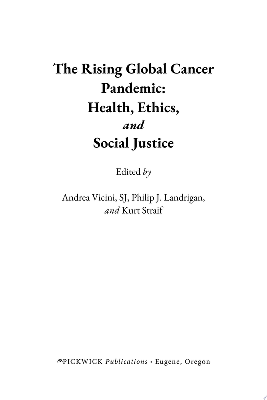 The Rising Global Cancer Pandemic